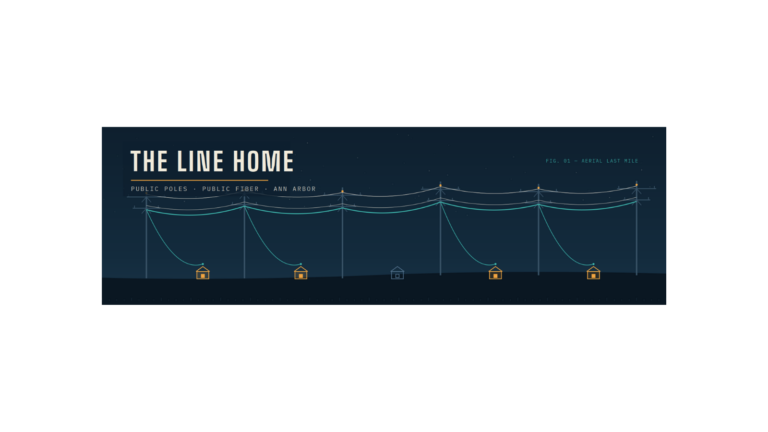 The Hidden Broadband Dividend: How Buying DTE’s Poles Could Light Up Ann Arbor’s 44 Miles of Dark Fiber